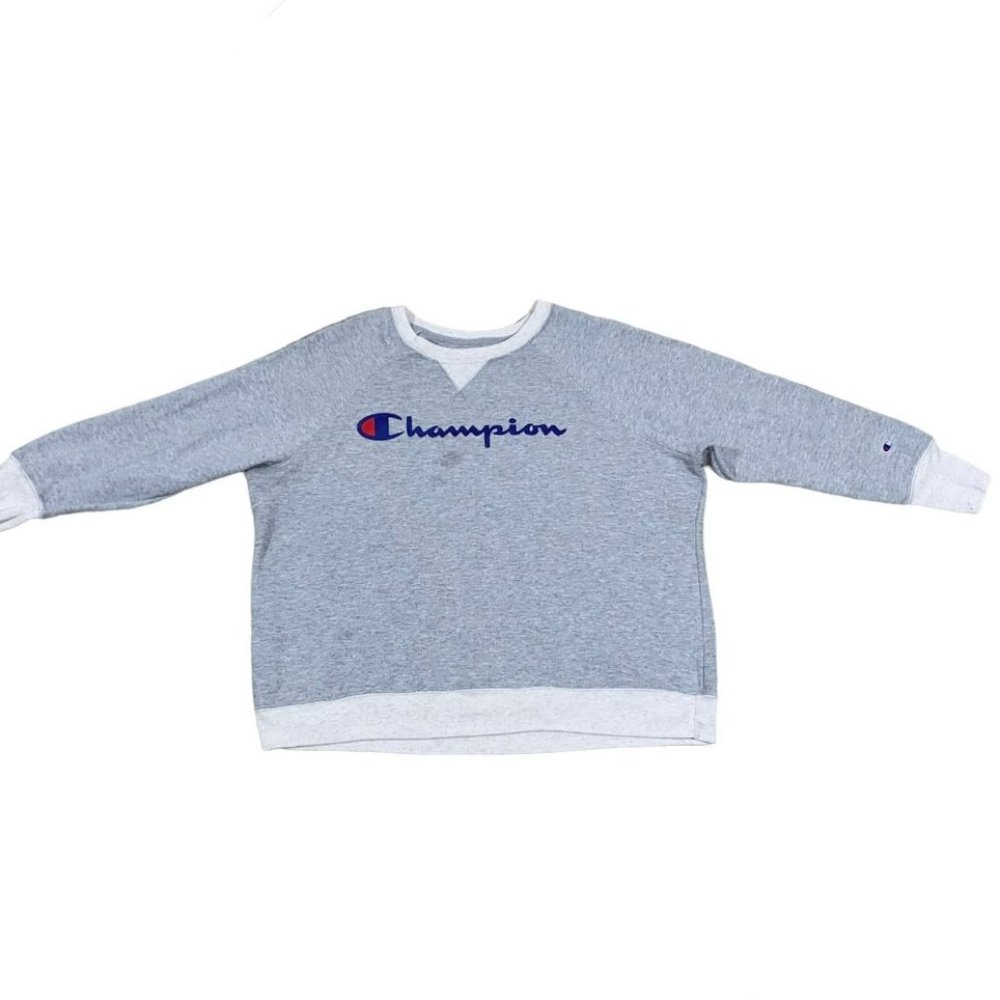 Champion Script Logo Sweatshirt - Picture 2 of 4